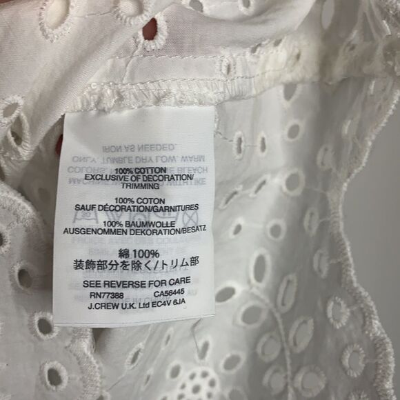 NWT Madewell Angelica eyelet top. XXS - Picture 4 of 7